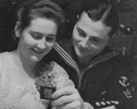 Gerhard Oesper mit seiner Cousine Isolde Stegner