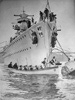 Panzerschiff Admiral Graf Spee an der Ankertonne