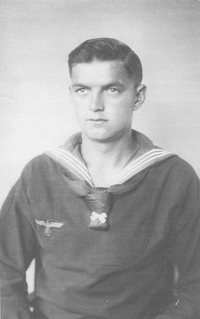 Hans Fürbringer als Matrose in Uniform