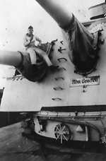 Herbert Engmann auf Turm Anton der Karlsruhe