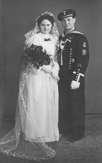 Wedding of Josef und Ingeborg Würzinger on April 12 1941