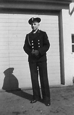 Werner Böttner in Hörselgau im Winter 1939/40